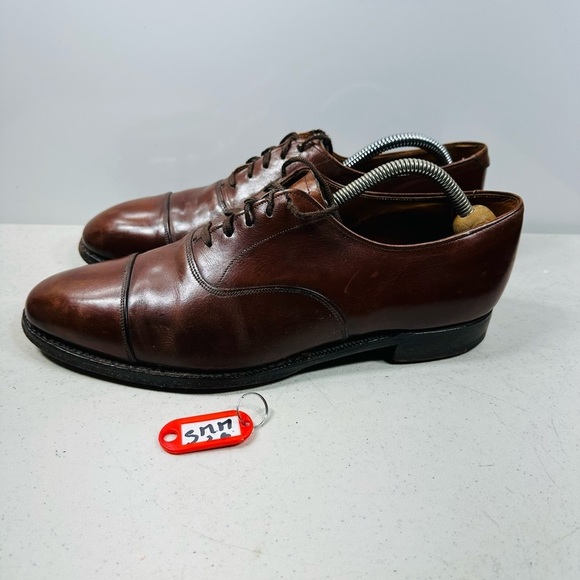 Paul Stuart Oxford Shoes Men Size 9  Brown Leather Lace-Up Low Top main image 7